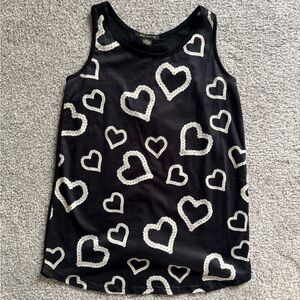 3 for 1 Suzy shier Black with Heart Design, blue tie dye straps top, black&grey